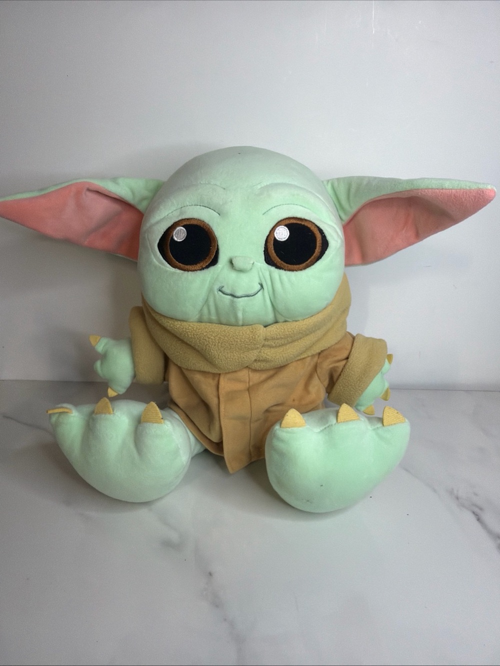 Disney Parks CHILD Baby Yoda GROGU Mandalorian Big Feet Plush 10" -
